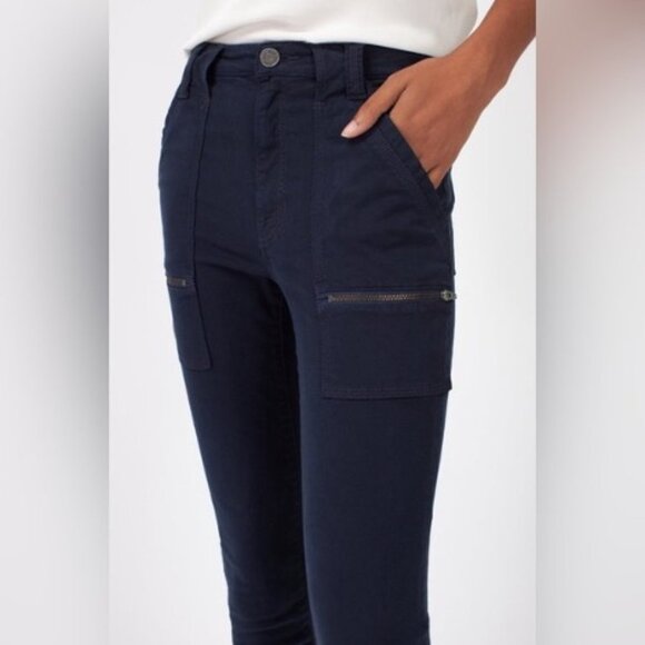 Joie Women’s Park Skinny Utility Cargo Pants - Navy Blue; Size 25 - Picture 13 of 13
